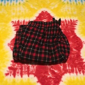 Plaid pj pants